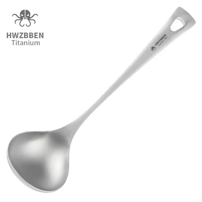 Camping Cooking Kit - HWZBBEN Outdoor tytanowe łyżki do zupy