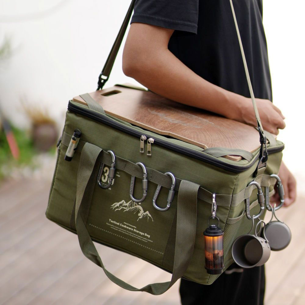 Camping Outdoor Cooking Equipment - Torba piknikowa 36L Tactics, wodoodporny organizer