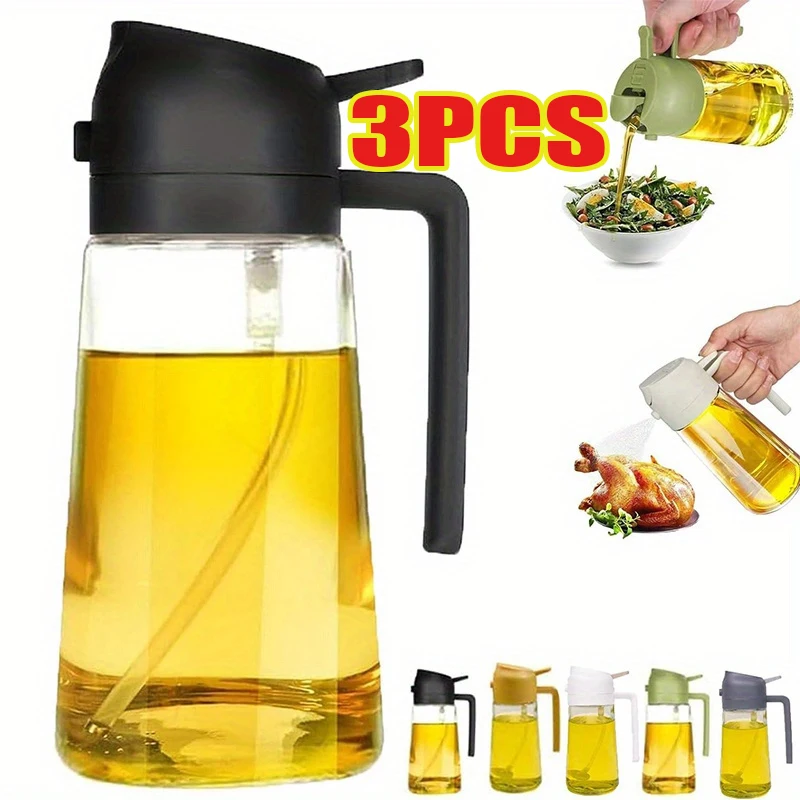 Camping Cooking Kitchen Set - Spray do oleju 2w1, plastikowa butelka