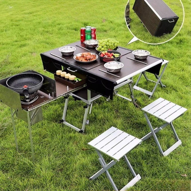 Camping Cooking Equipment Electric - Przenośna kuchnia zewnętrzna na wycieczki samochodowe,