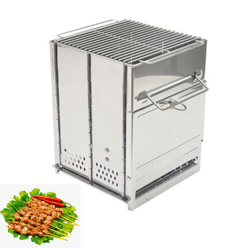 Camping Outdoor Cooking Equipment - Przenośny piec na drewno do użytku