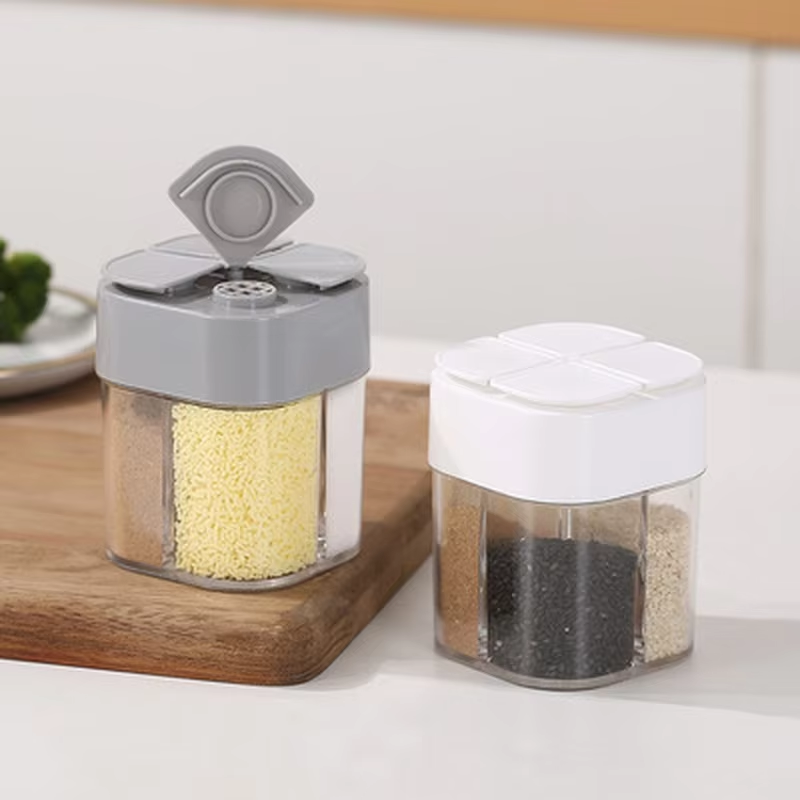 Camping Cooking Kit - 4 w 1 Plastikowe Pojemniki na