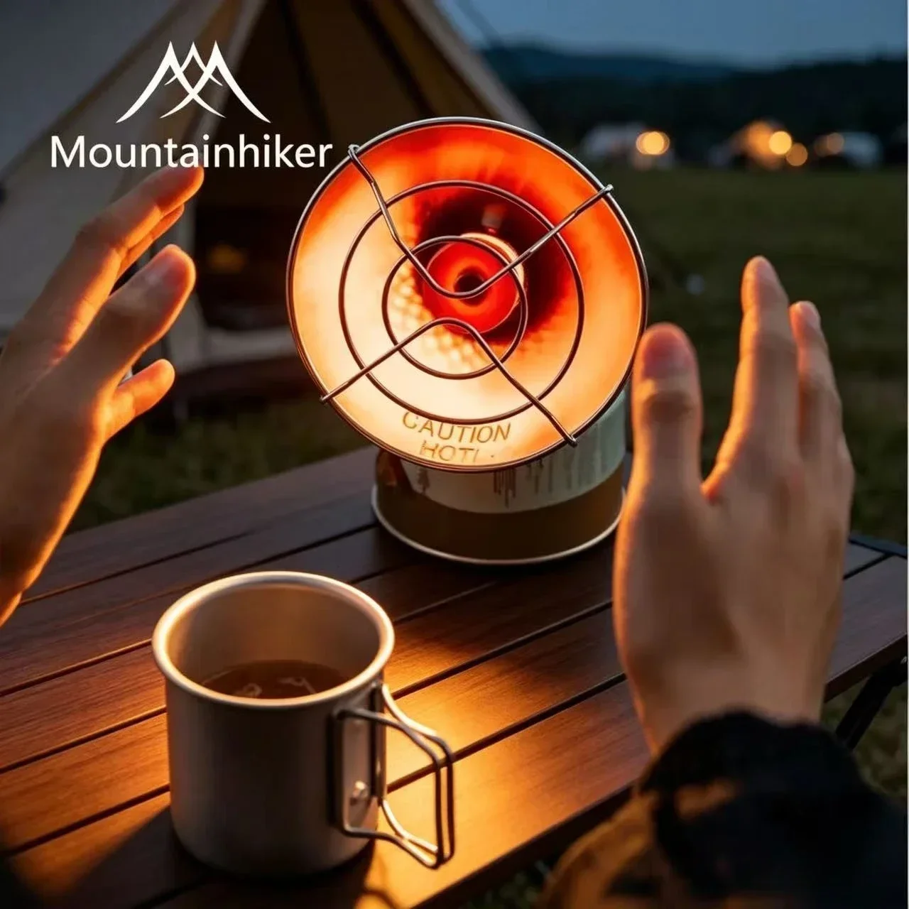Cooking On Camping Stove - MOUNTAINHIKER Przenośny Mini Kuchenka Gazowa na