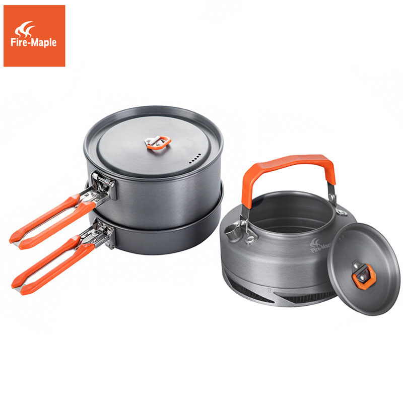 Camping Cooking Kitchen Set - Fire Maple garnków Camping piesze wycieczki