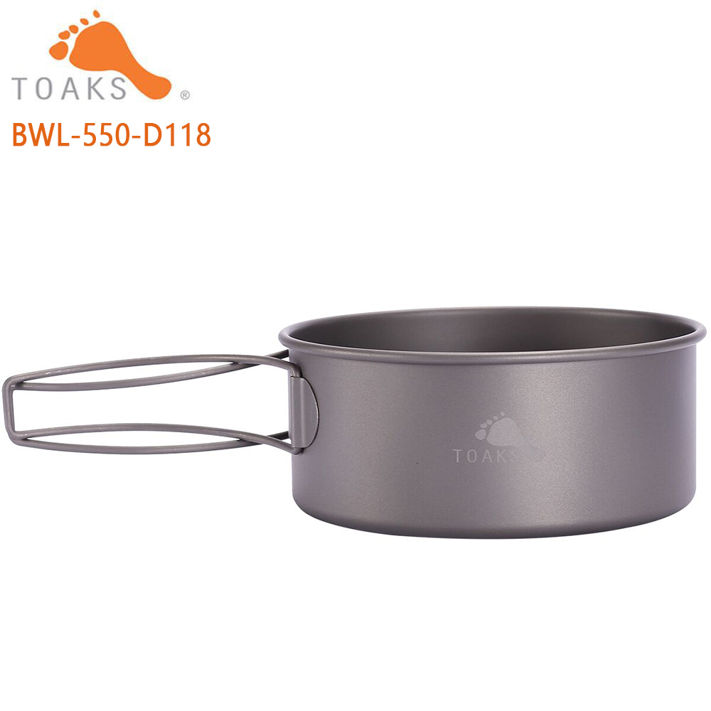 TOAKS BWL-550 Camping tytanowa – Camping Outdoor Cooking Equipment recenzja i cena