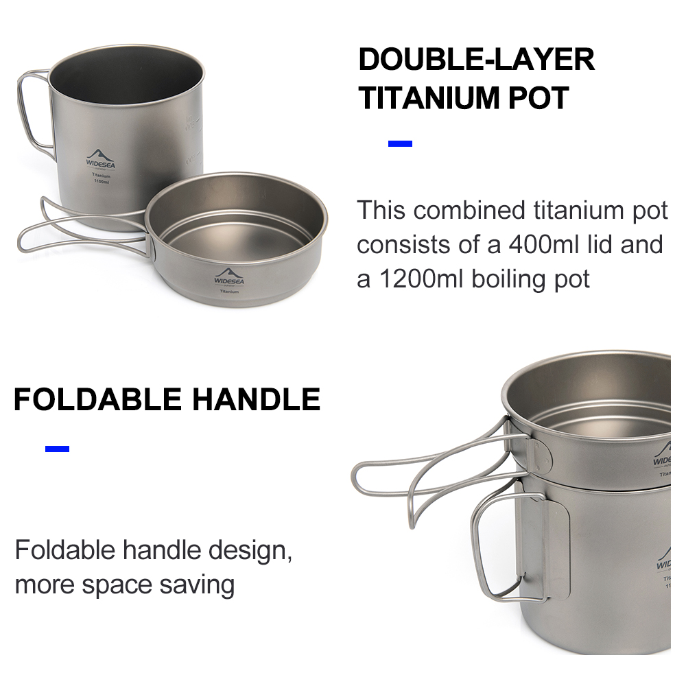 Widesea Ultralekki Tytanowy Ga – Camping Outdoor Cooking Equipment recenzja i cena