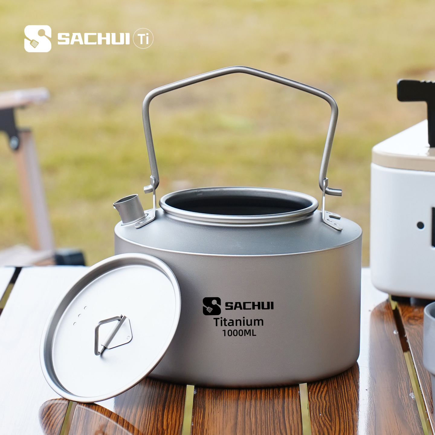 Czajnik z czystego tytanu 1000 – Camping Outdoor Cooking Equipment recenzja i cena