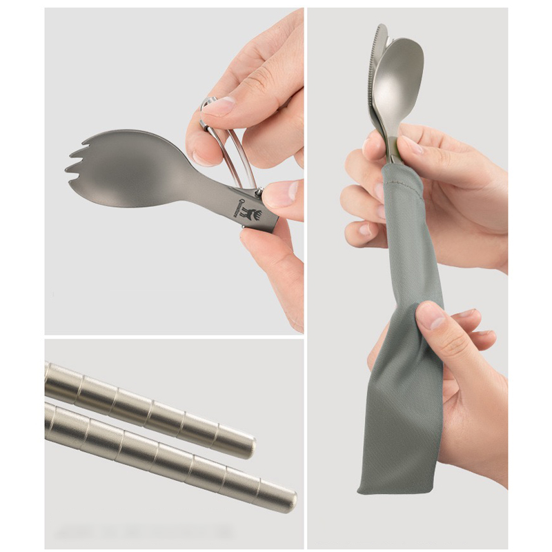 Tytanowy szpatułkobiegun do ca – Camp Spork Set recenzja i cena