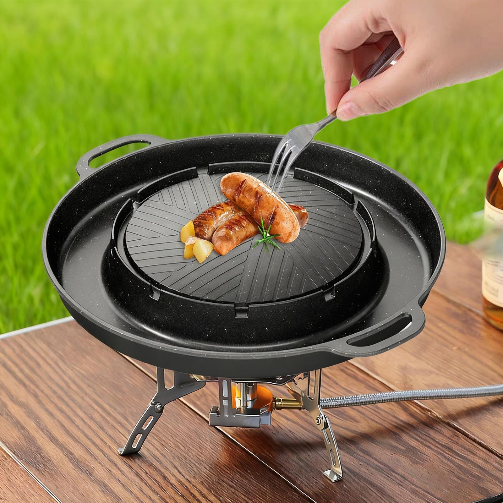 Grill i patelnia 2w1 na kuchen – Camping Cooking Table recenzja i cena