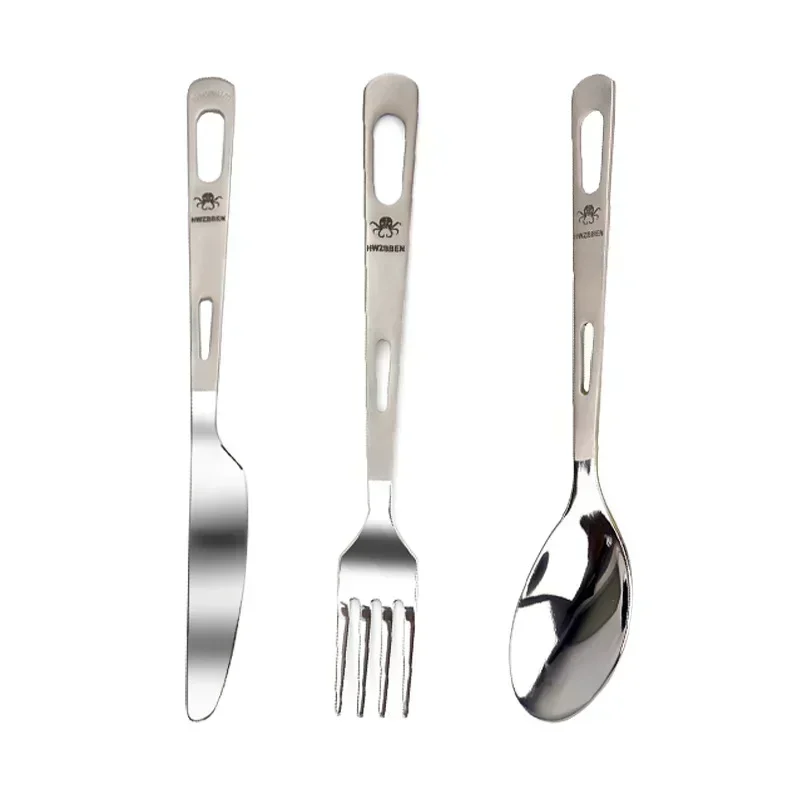HWZBBEN tytanowy zestaw nóż ły – Camping Cooking Kit recenzja i cena