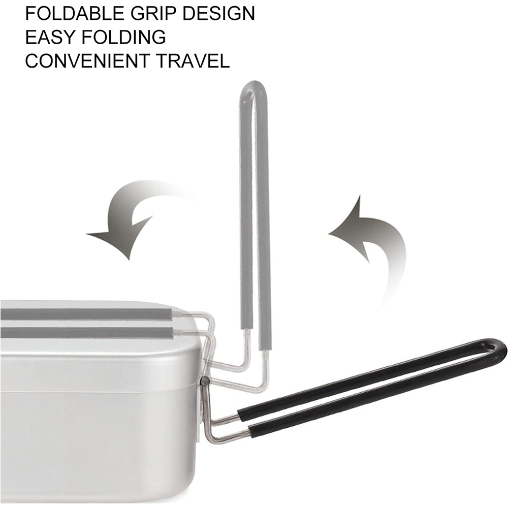 800ML Aluminiowe pudełka na lu – Camping Cooking Kit recenzja i cena