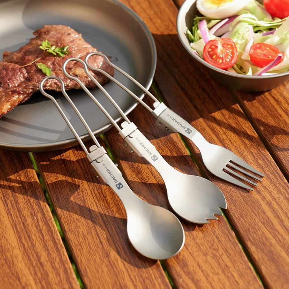 Tytanowy zestaw sztućców kempi – Camp Spork Set recenzja i cena