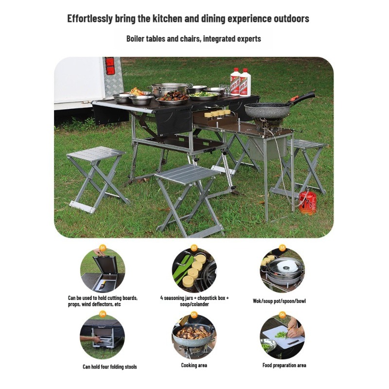 Przenośna kuchnia zewnętrzna n – Camping Cooking Equipment Electric recenzja i cena