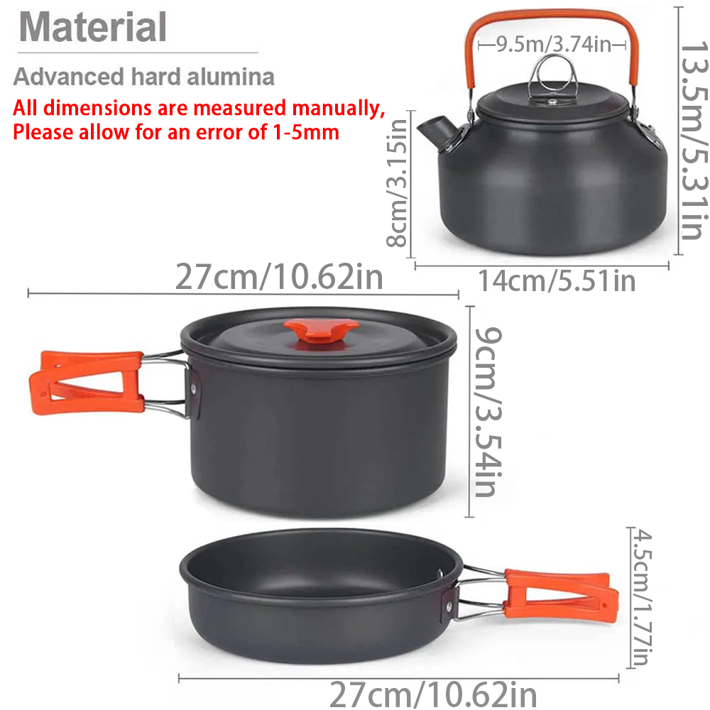 1 sztuk/1 zestaw zestaw naczyń – Camping Cooking Kitchen Set recenzja i cena