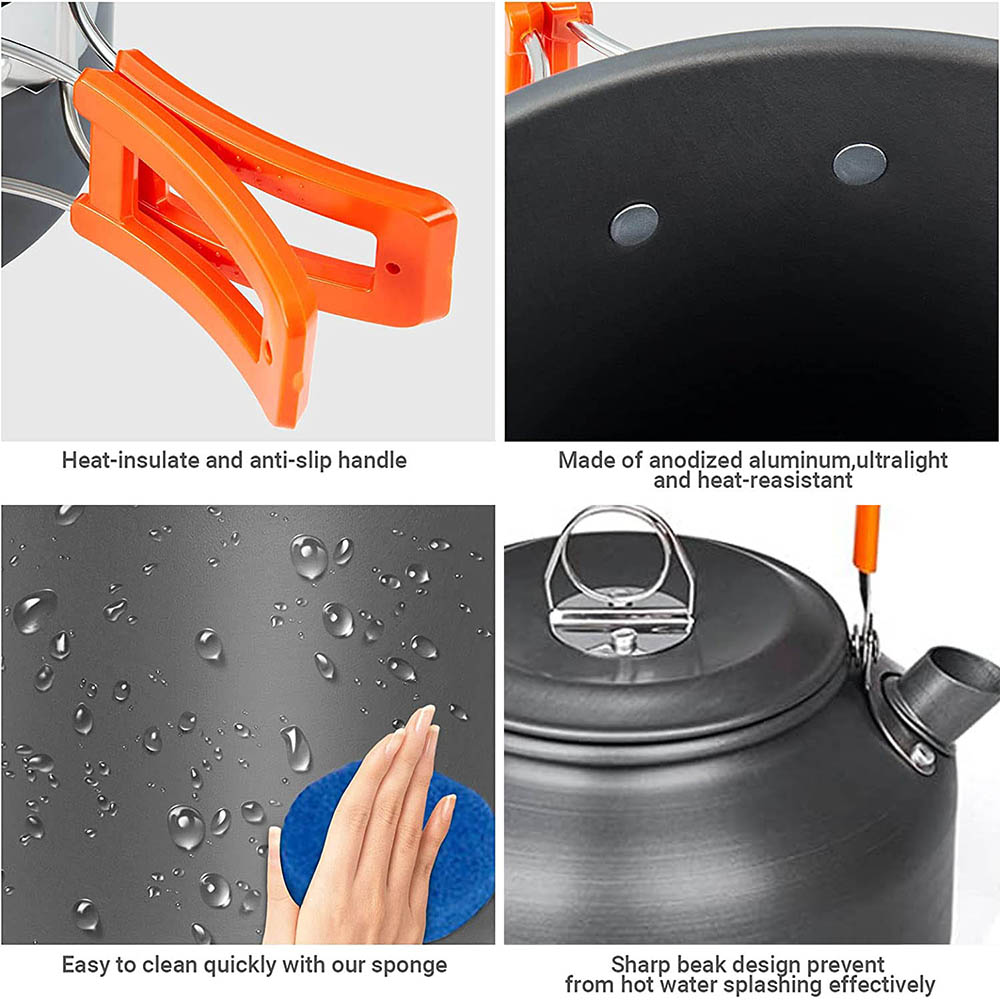 1 sztuk/1 zestaw zestaw naczyń – Camping Cooking Kitchen Set recenzja i cena