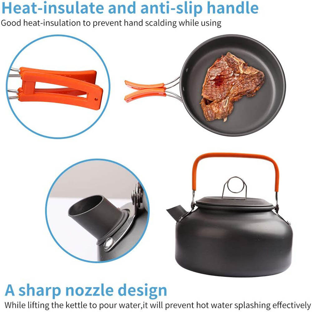 1 sztuk/1 zestaw zestaw naczyń – Camping Cooking Kitchen Set recenzja i cena
