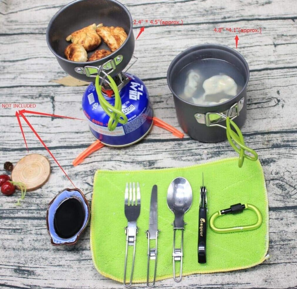 12-17 sztuk Camping kuchenka k – Camp Spork Set recenzja i cena