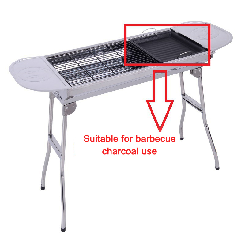 Gruba kwadratowa patelnia gril – Camping Cooking Griddle recenzja i cena
