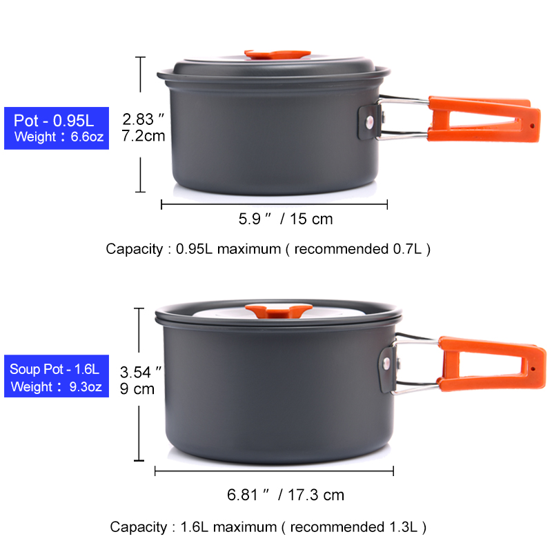Widesea Camping Outdoor Cookwa – Camping Cooking Kitchen Set recenzja i cena
