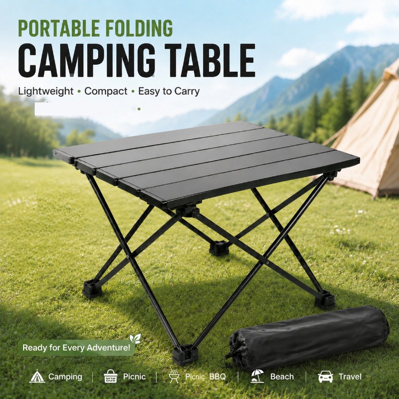 Lekki, przenośny, składany stó – Camping Cooking Table recenzja i cena
