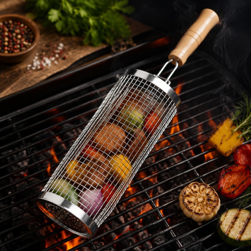Zestaw okrągłych koszy do gril – Camping Cooking Griddle recenzja i cena