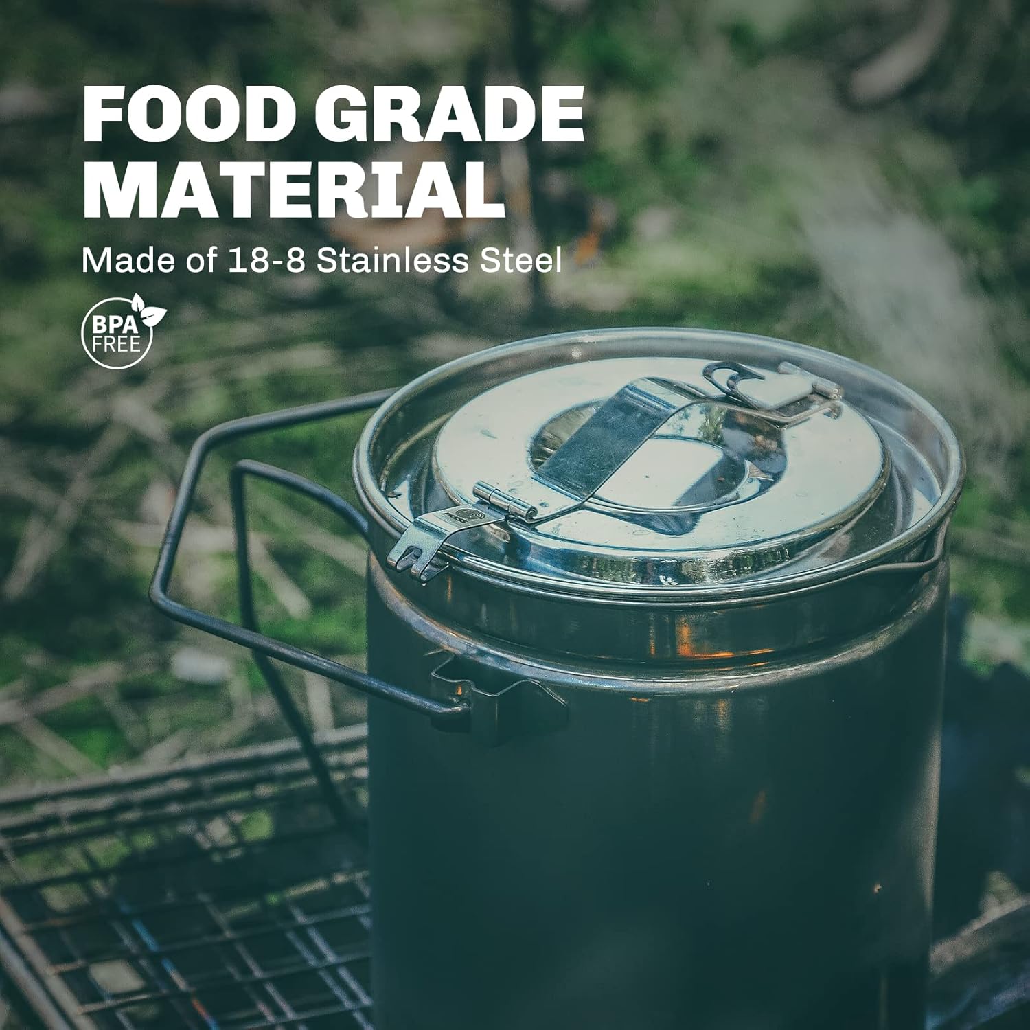 Ognisty garnek do gotowania na – Camping Cooking Kit recenzja i cena