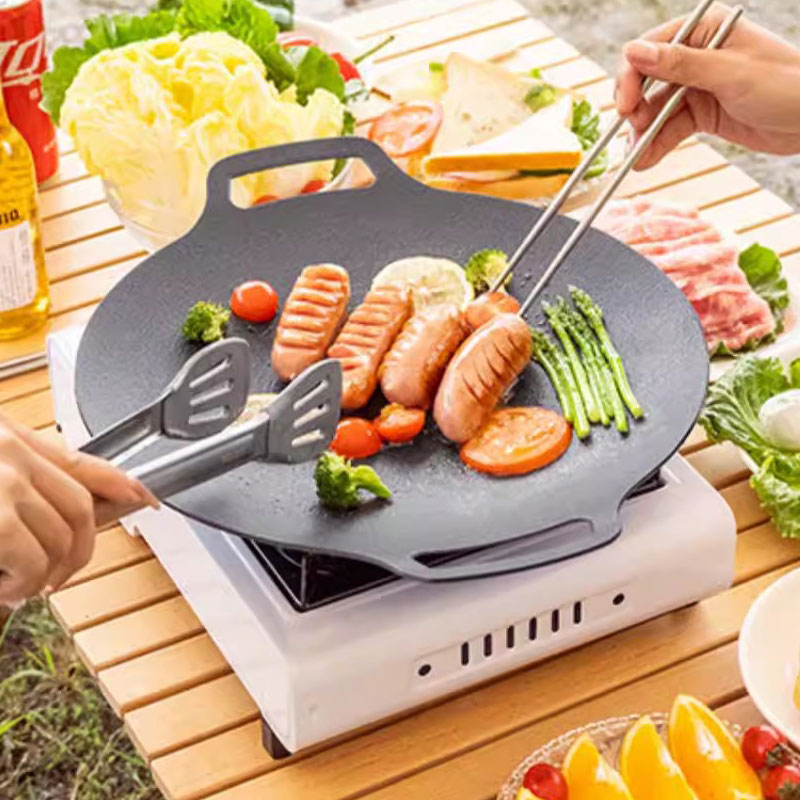    Patelnia grillowa 26/30/33 – Camping Cooking Griddle recenzja i cena