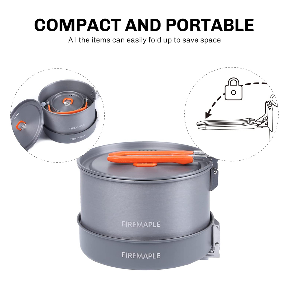 Fire Maple garnków Camping pie – Camping Cooking Kitchen Set recenzja i cena
