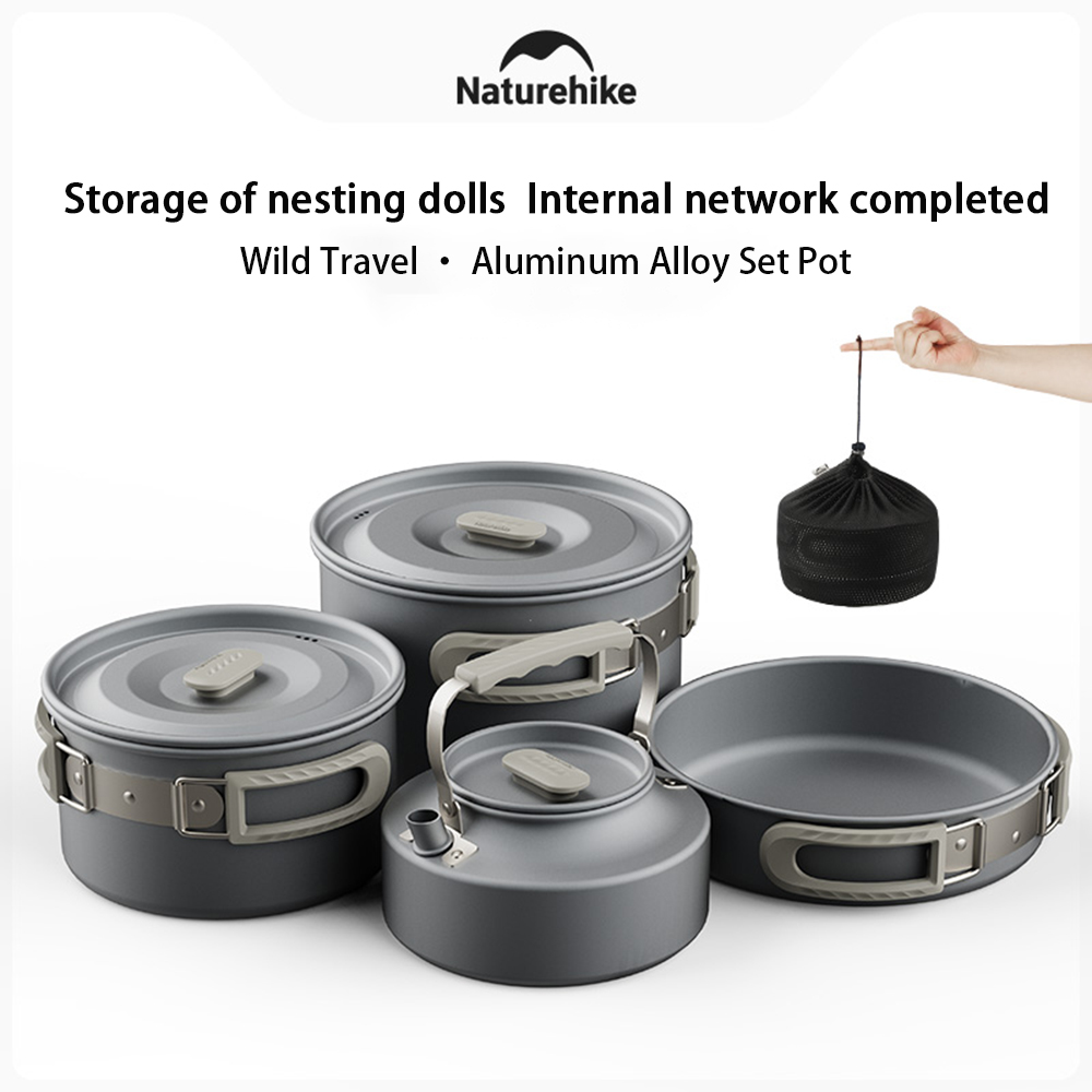 Naturehike zestaw garnków outd – Camping Outdoor Cooking Equipment recenzja i cena
