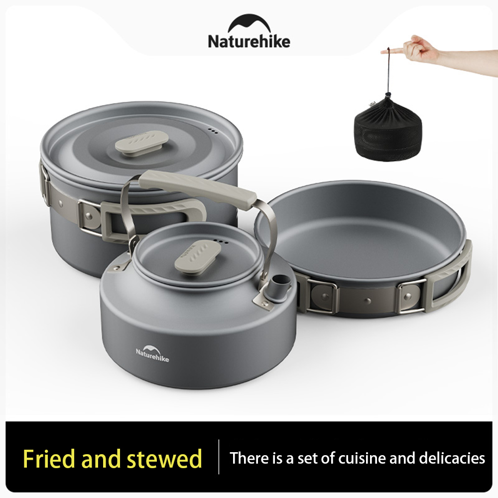 Naturehike zestaw garnków outd – Camping Outdoor Cooking Equipment recenzja i cena