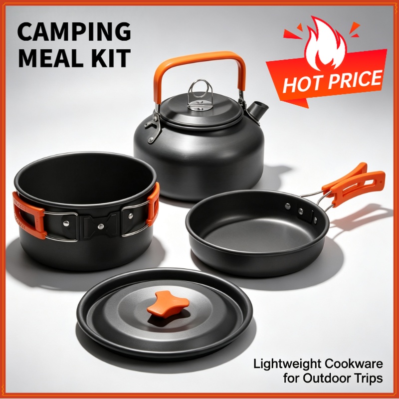 Zestaw do gotowania na kemping – Camping Cooking Kitchen Set recenzja i cena