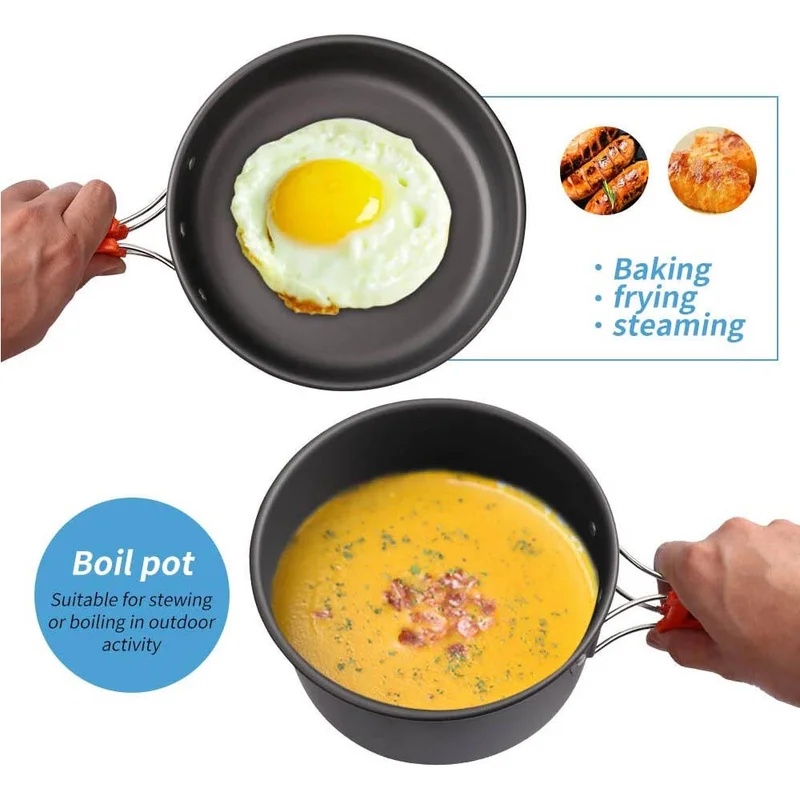 Zestaw do gotowania na kemping – Camping Cooking Kitchen Set recenzja i cena
