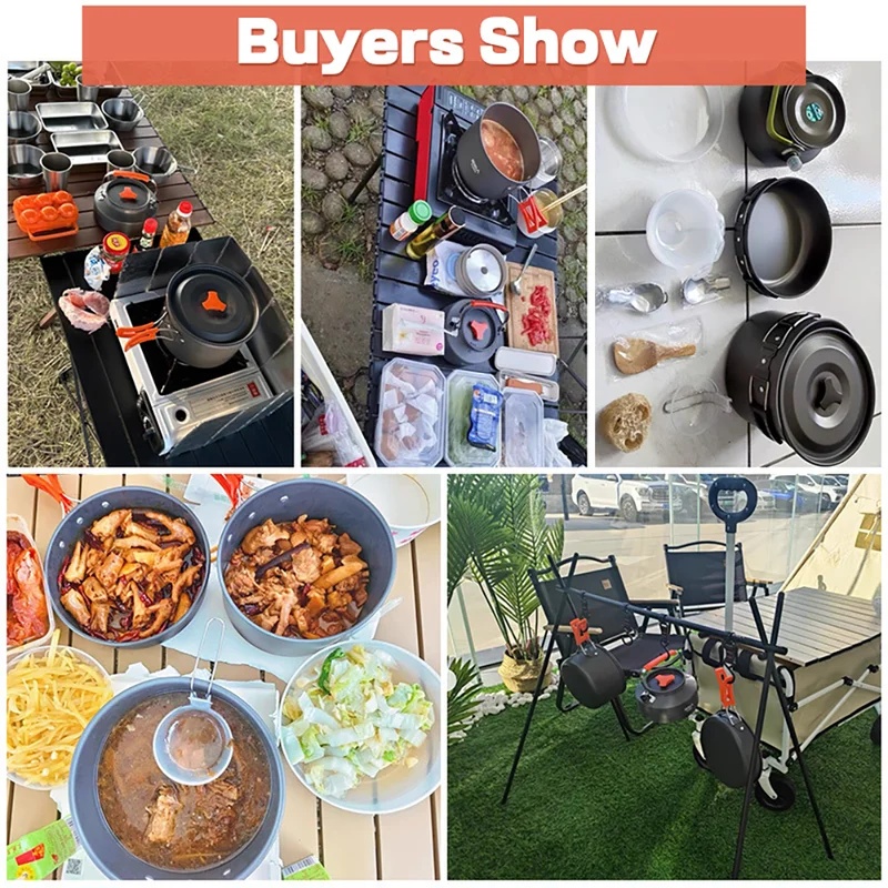 Zestaw do gotowania na kemping – Camping Cooking Kitchen Set recenzja i cena