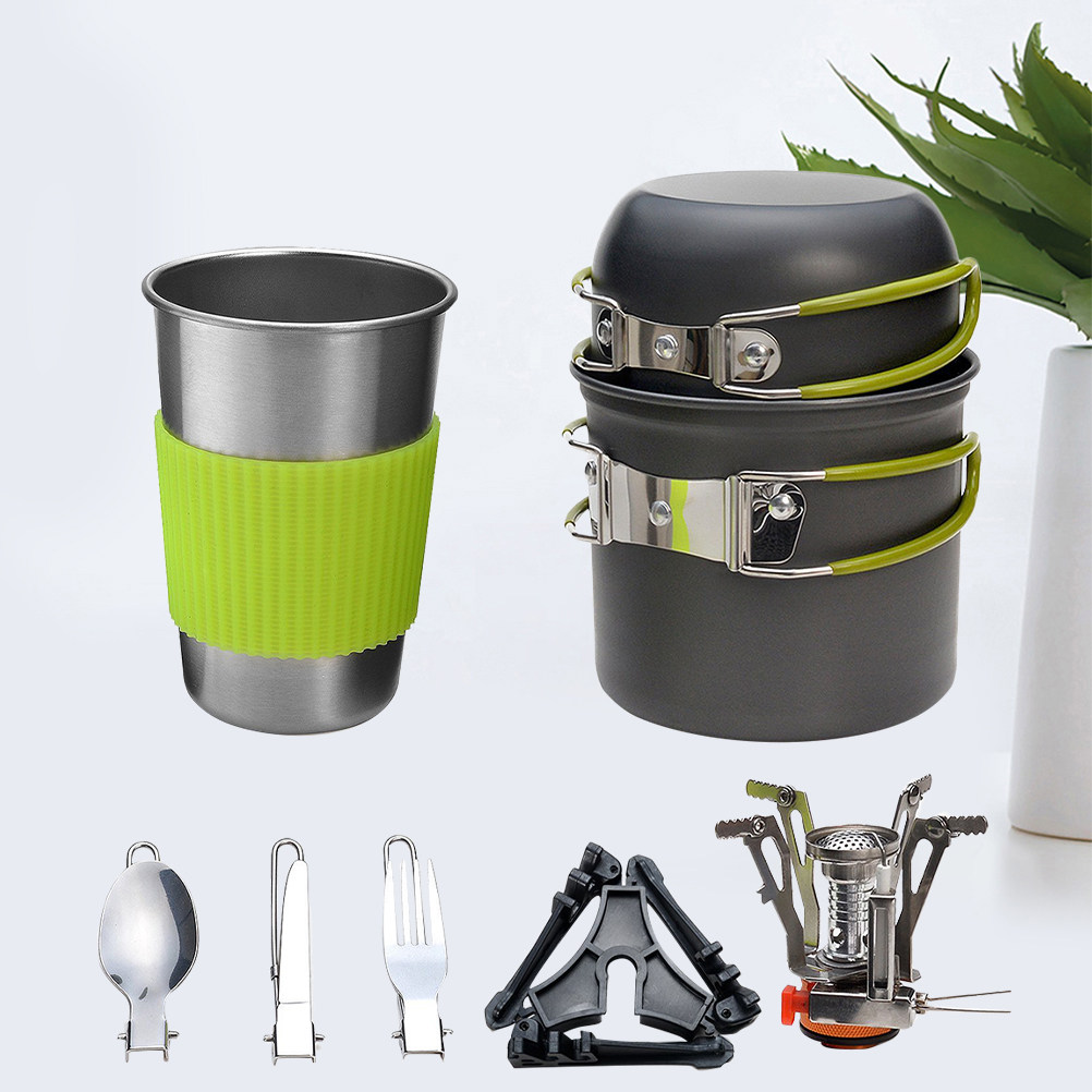 Lekki, przenośny zestaw naczyń – Camping Cooking Kit recenzja i cena
